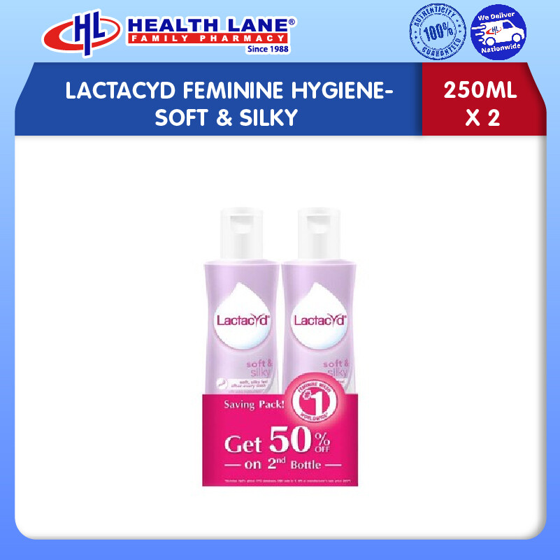 LACTACYD FEMININE HYGIENE- SOFT & SILKY (250MLx2)